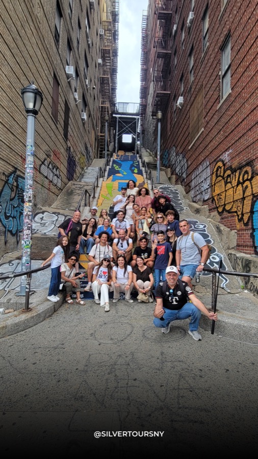 Clientes de Silver Tours NY en uno de nuestros tours
